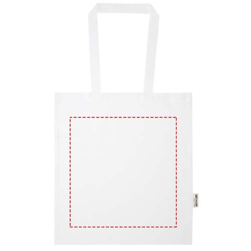 Madras Blend 140 g/m² tygväska av GRS återvunnen bomull 7L: Front · Transfer