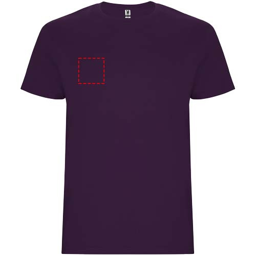 Tee-shirt homme Stafford à manches courtes: Poitrine droite · Broderie — variante « fixed »