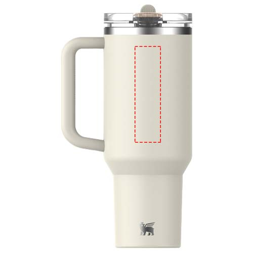 Stanley Quencher® ProTour 1180 ml taaskasutatud roostevabast terasest isoleeritud pöördkõrrega termos: Tagakülg · Laser engraving
