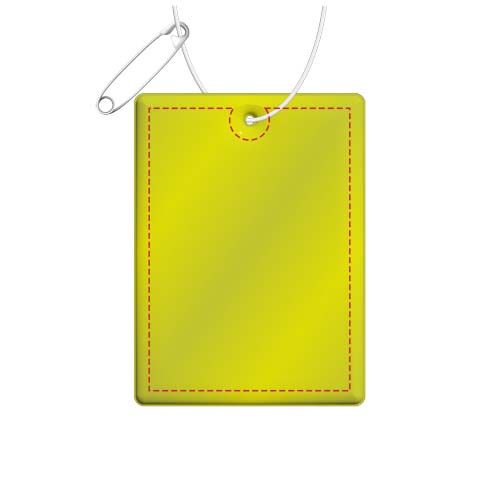 RFX™ H-12 taisnstūrveida atstarojošs PVC atstarotājs liels: Front (under reflective layer) · Digital print