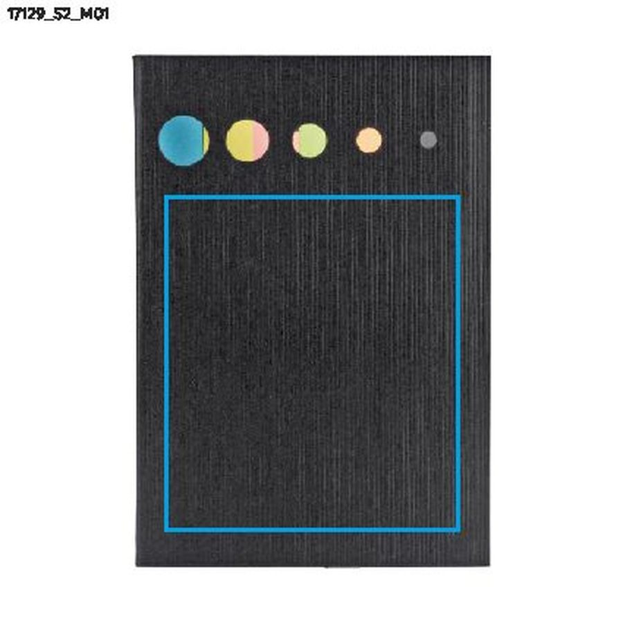 CLASS – notes adhésives: Zone de marquage avant · Sérigraphie