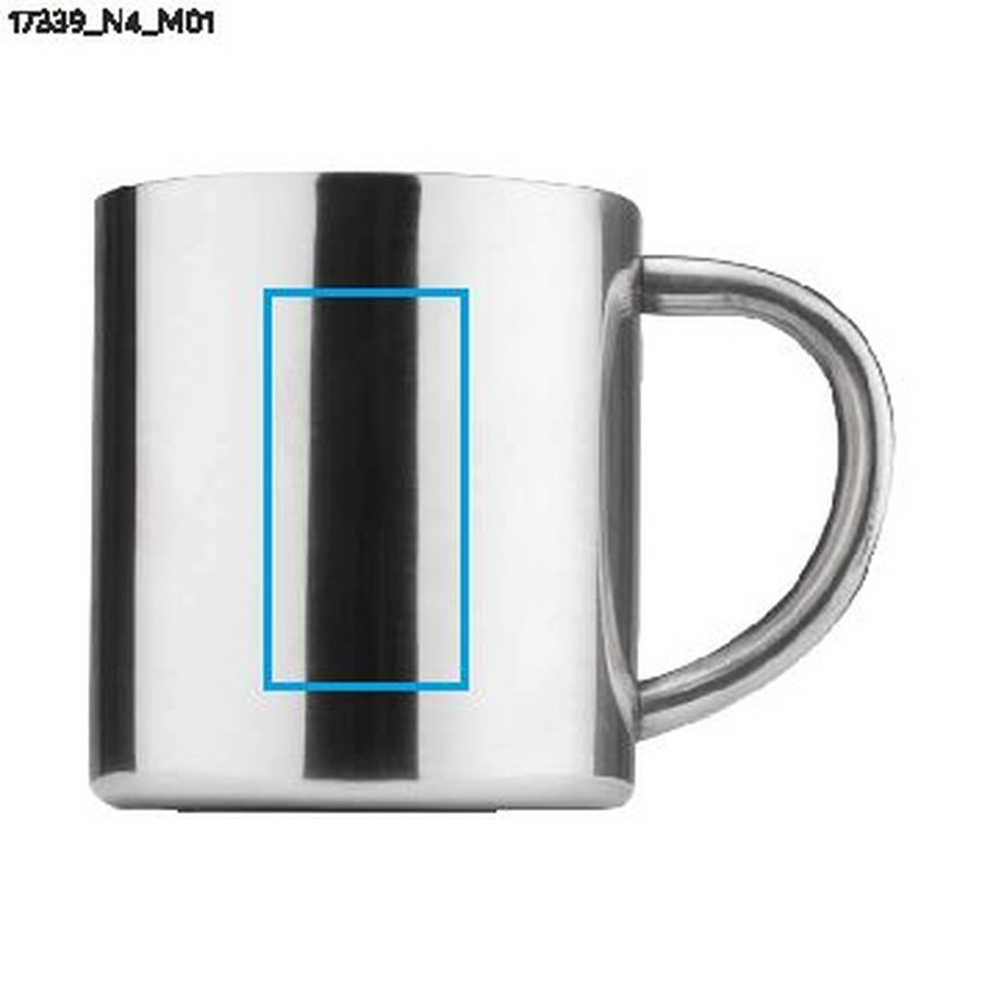 SALO – mug 210 ml: Zone de marquage avant · Tampographie