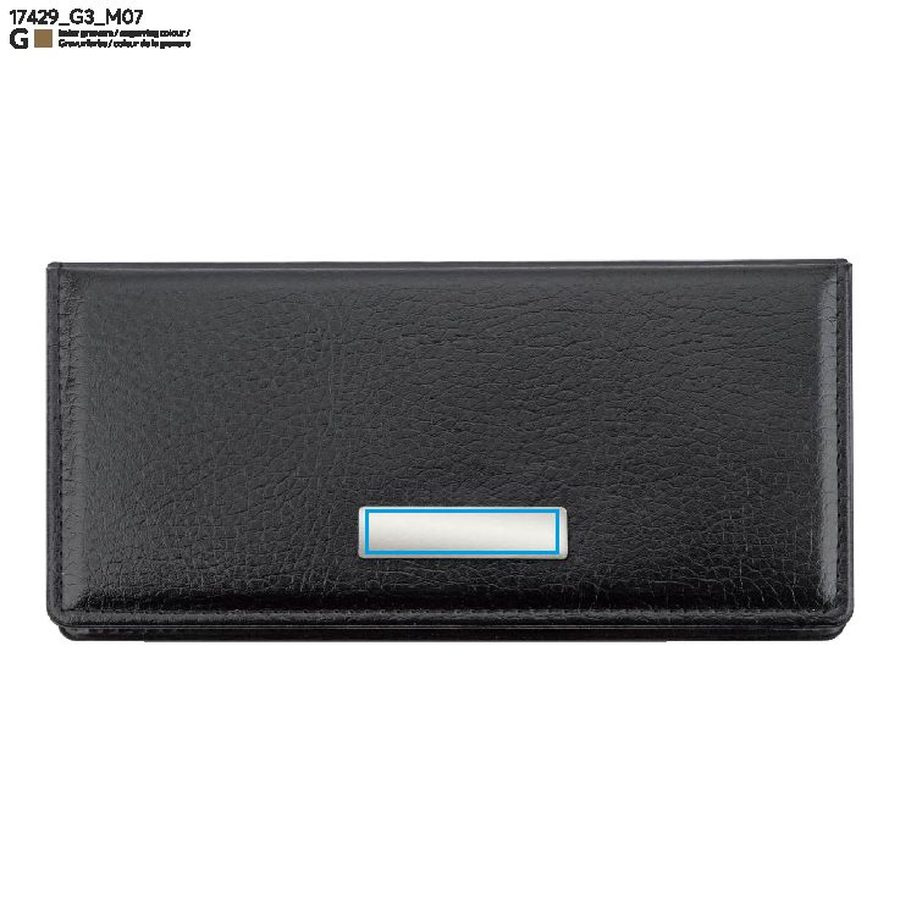 ZICCO – set de notes adhésives: Zone de marquage top · Gravure laser