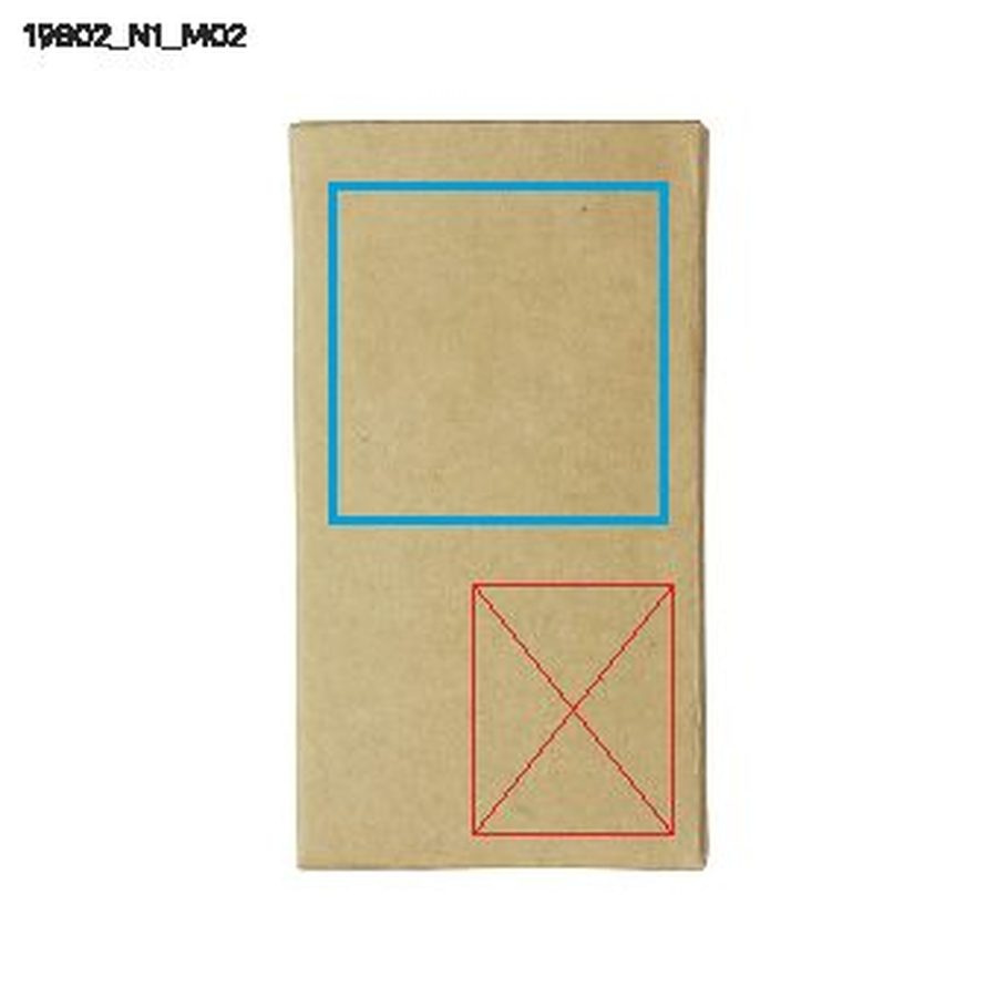 PICTA – set de 6 crayons de cire: Zone de marquage arrière · Tampographie