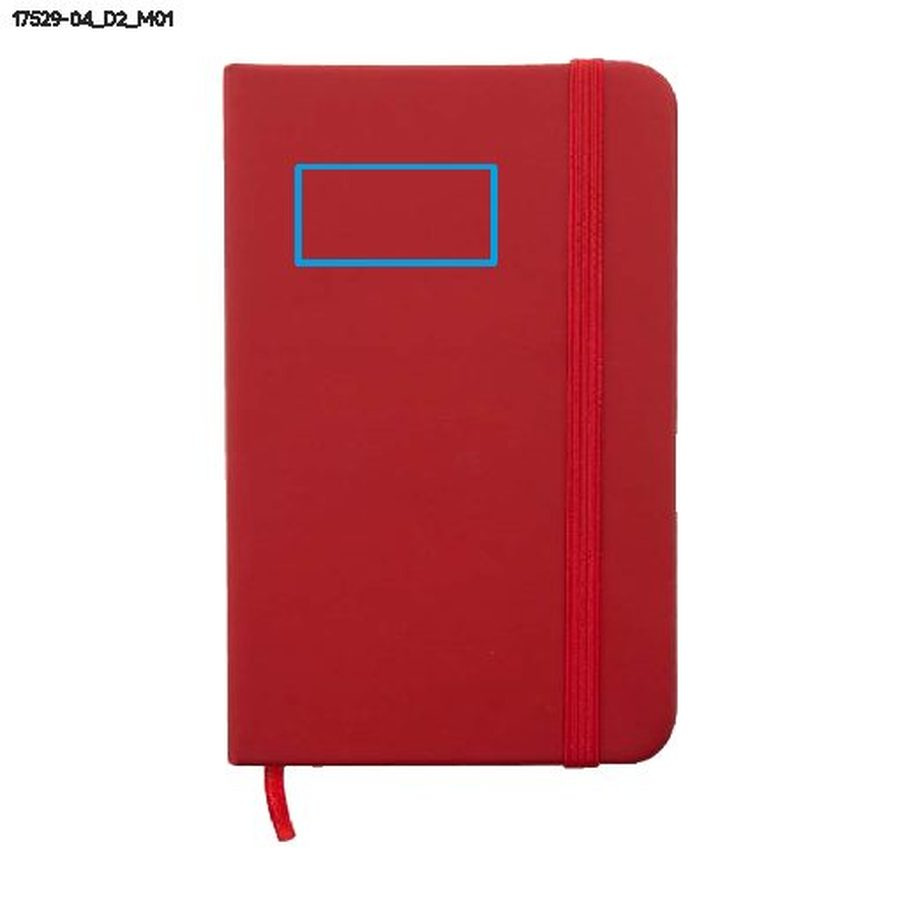 Carnet VITAL A6: Zone de marquage avant · Doming (résinage)