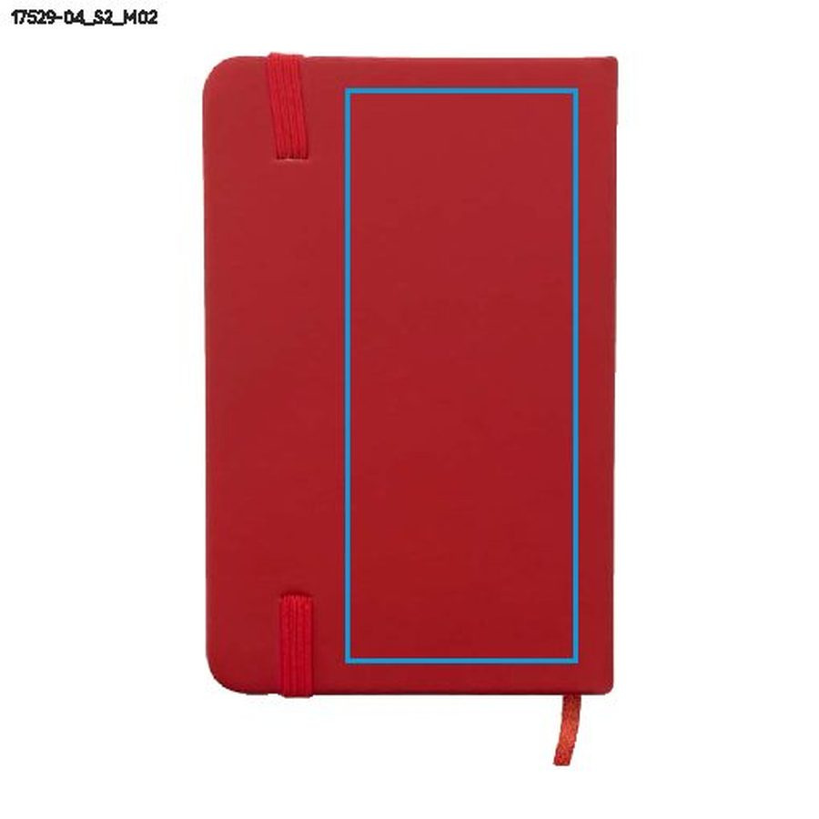 Carnet VITAL A6: Zone de marquage arrière · Sérigraphie