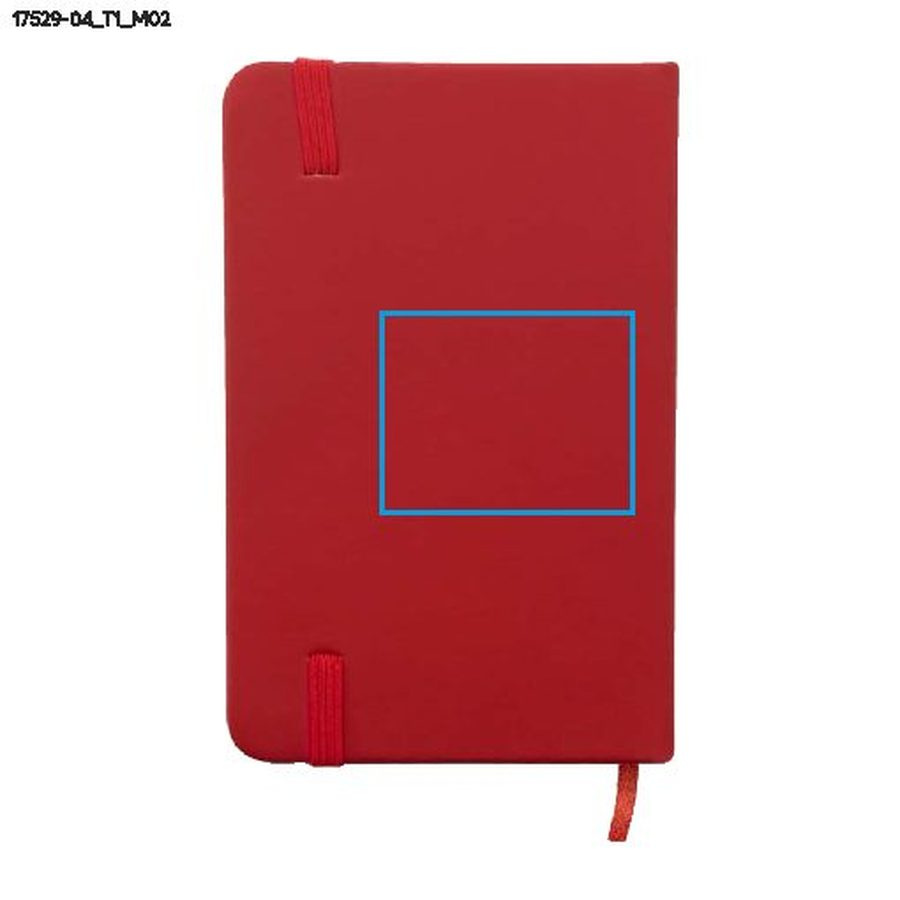 Carnet VITAL A6: Zone de marquage arrière · Marquage en creux