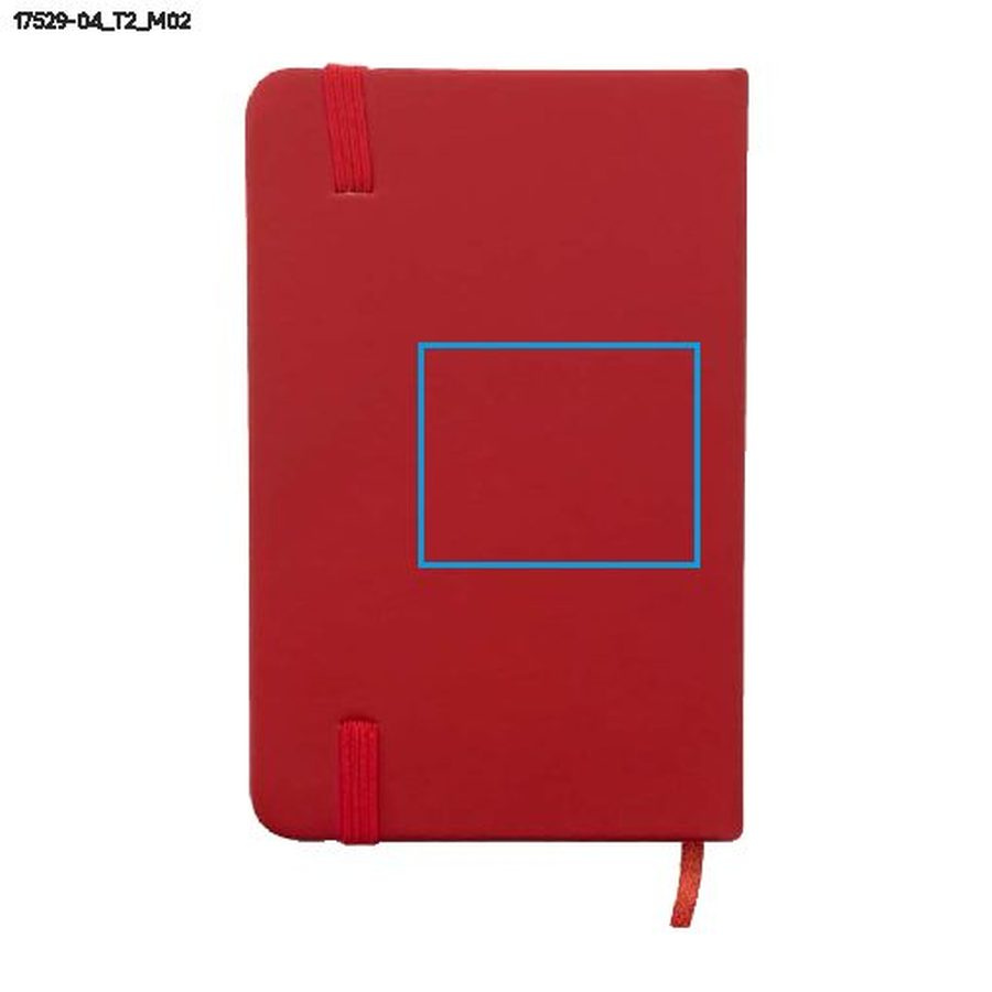 Carnet VITAL A6: Zone de marquage arrière · Marquage en creux