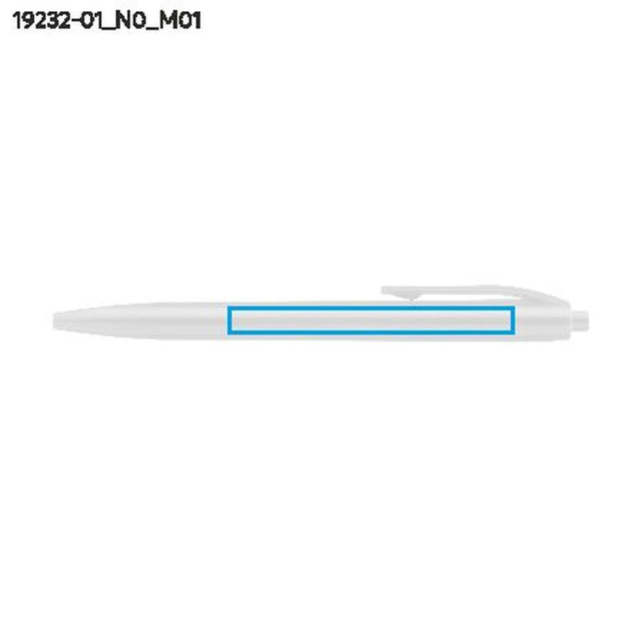 Stylo à bille BASIC: Zone de marquage avant · Tampographie