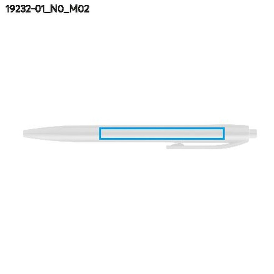 Stylo à bille BASIC: Zone de marquage arrière · Tampographie