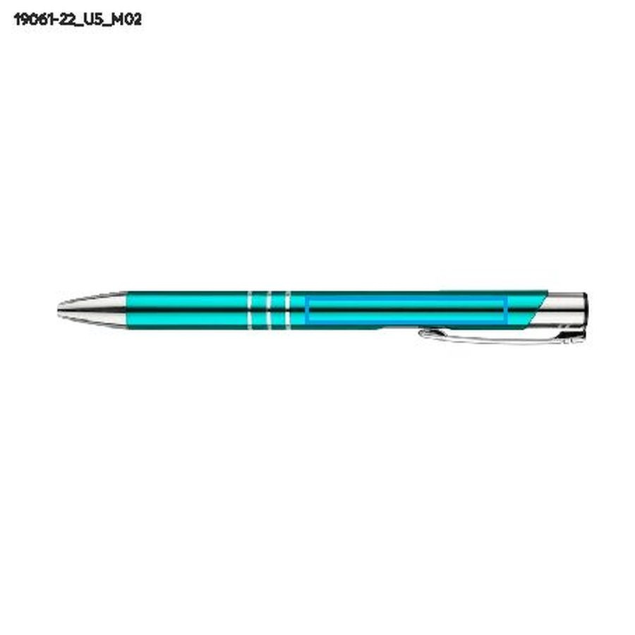 Stylo à bille KALIPSO: Zone de marquage arrière · Impression UV