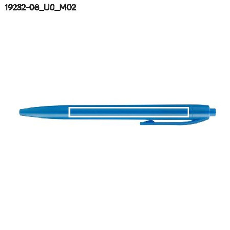 Stylo à bille BASIC: Zone de marquage arrière · Impression UV