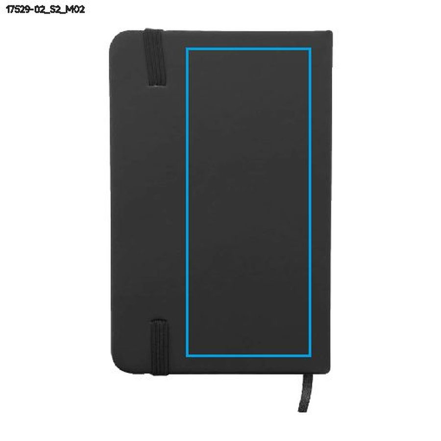 Carnet VITAL A6: Zone de marquage arrière · Sérigraphie