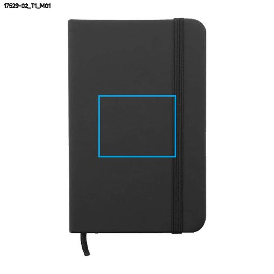 Carnet VITAL A6: Zone de marquage avant · Marquage en creux