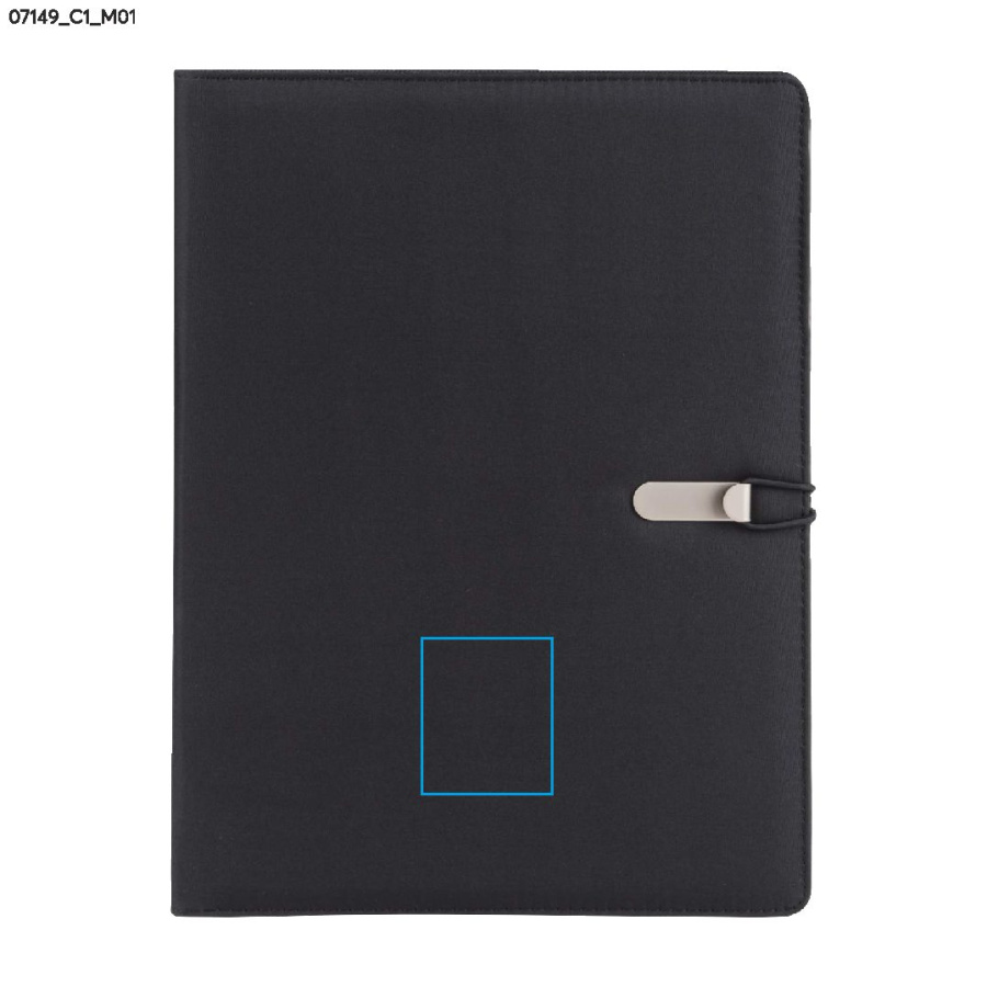 HOOK – porte-documents A4: Zone de marquage avant · DTF