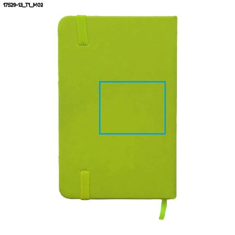 Carnet VITAL A6: Zone de marquage arrière · Marquage en creux