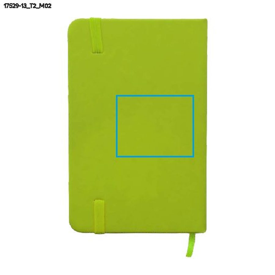 Carnet VITAL A6: Zone de marquage arrière · Marquage en creux