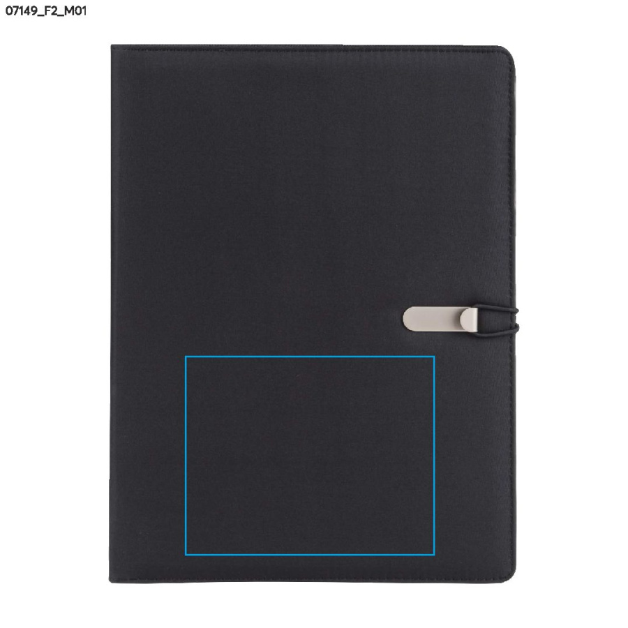 HOOK – porte-documents A4: Zone de marquage avant · Transfert sérigraphique