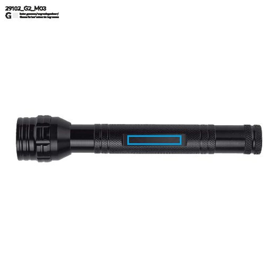 TIRION – lampe de poche télescopique: Zone de marquage top · Gravure laser