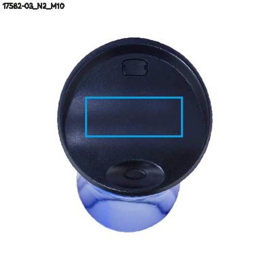 Mug de voyage ARCTIC de 400 ml: Zone de marquage cap · Tampographie