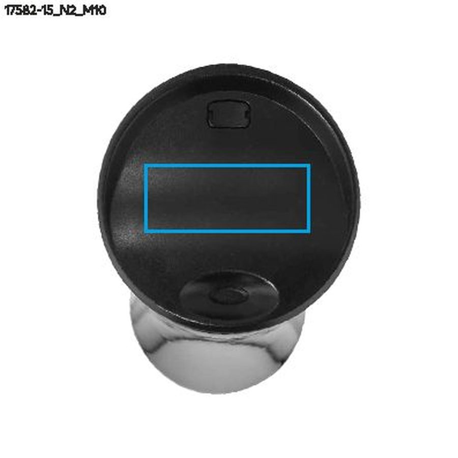 Mug de voyage ARCTIC de 400 ml: Zone de marquage cap · Tampographie