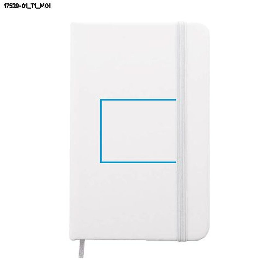 Carnet VITAL A6: Zone de marquage avant · Marquage en creux