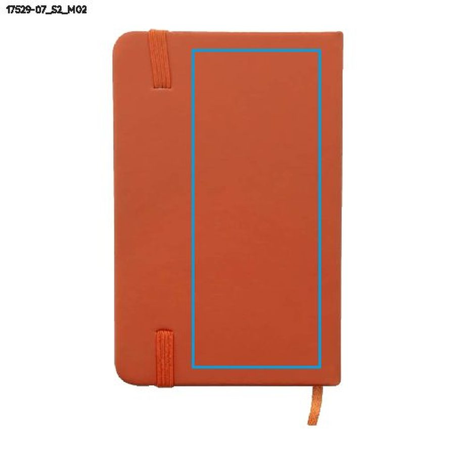 Carnet VITAL A6: Zone de marquage arrière · Sérigraphie