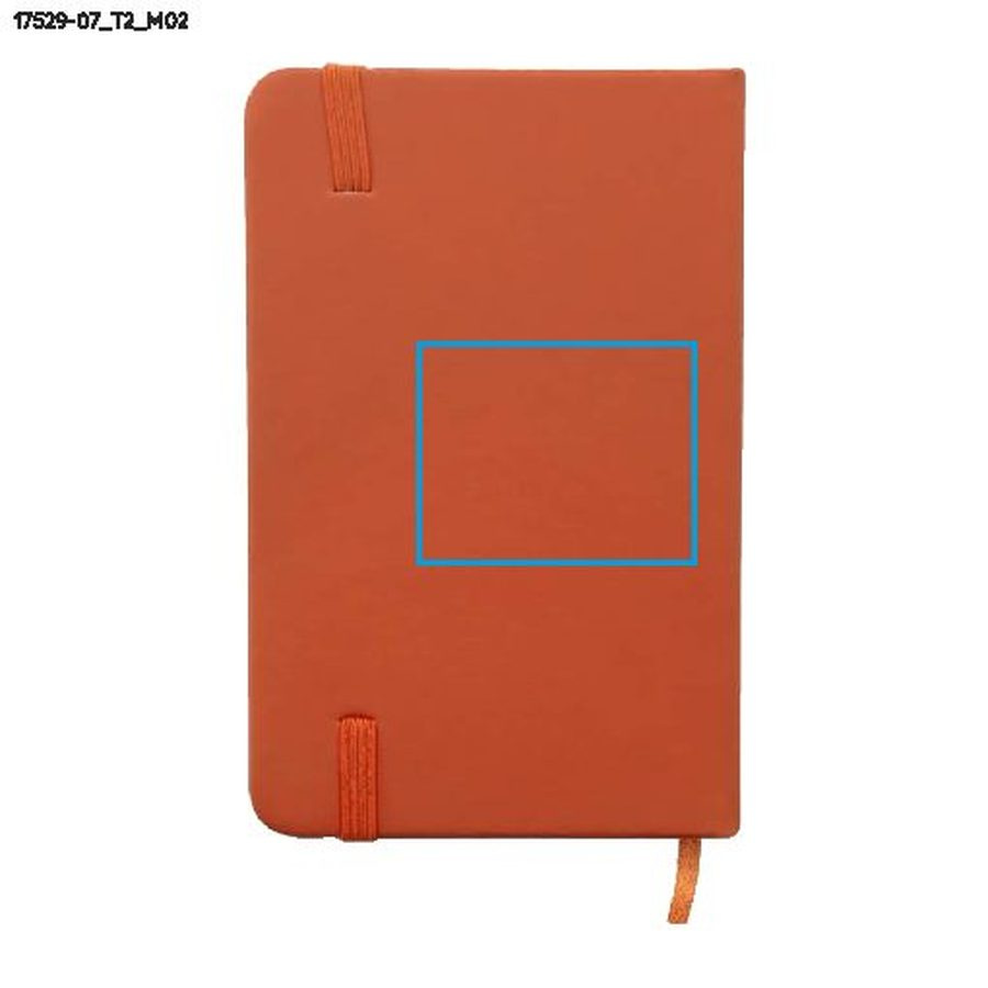 Carnet VITAL A6: Zone de marquage arrière · Marquage en creux