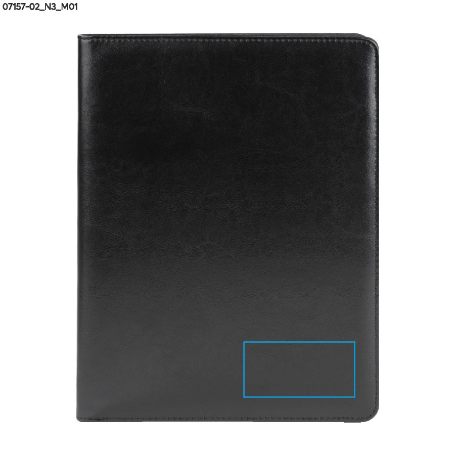 SUFFOLK – porte-documents A4: Zone de marquage avant · Tampographie