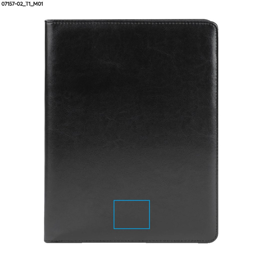 SUFFOLK – porte-documents A4: Zone de marquage avant · Marquage en creux