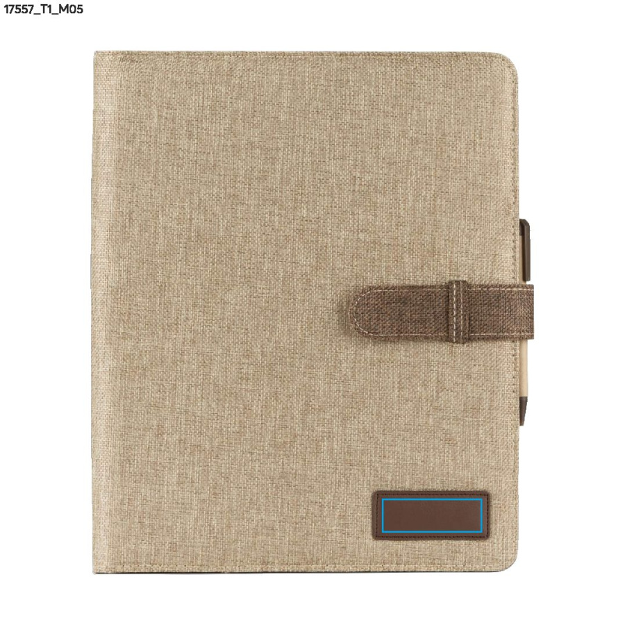 OXFORD – porte-documents A4: Zone de marquage bottom · Marquage en creux