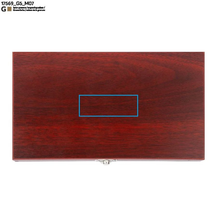 MERLOT – set à vin: Zone de marquage top · Gravure laser