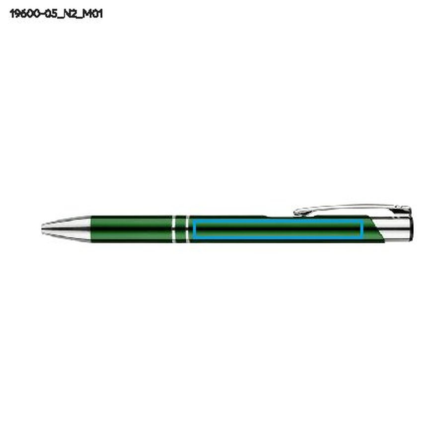 Stylo à bille KOSMOS: Zone de marquage avant · Tampographie