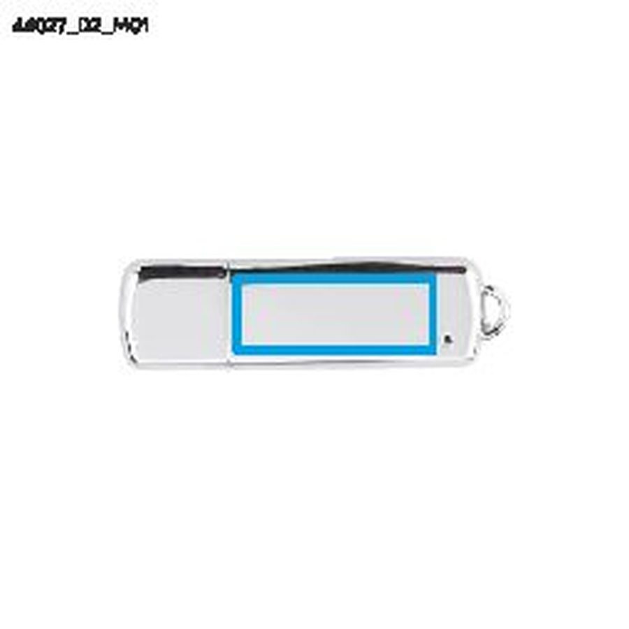 VERONA – clé USB 16 GB: Zone de marquage avant · Doming (résinage)