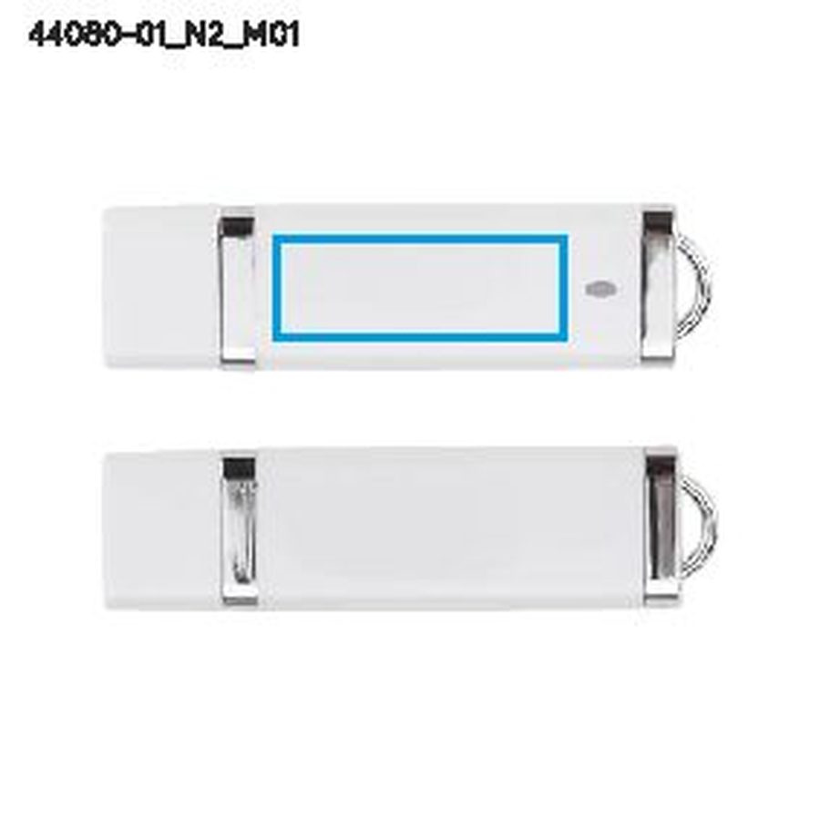 BRIS — pamięć USB 16 GB: Pole nadruku z przodu · Tampondruk