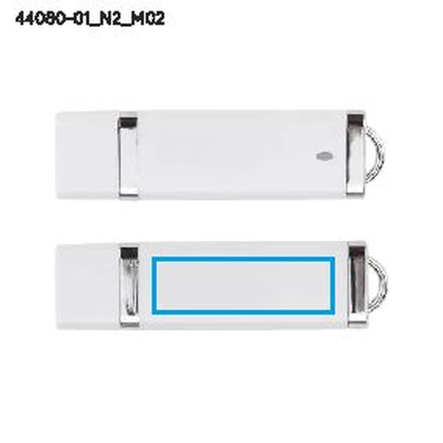 BRIS — pamięć USB 16 GB: Obszar znakowania z tyłu · Tampondruk