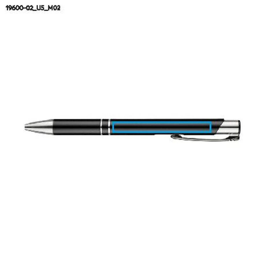 Stylo à bille KOSMOS: Zone de marquage arrière · Impression UV