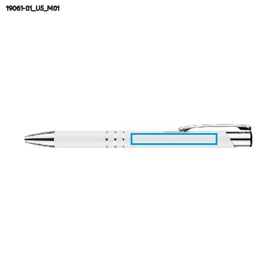 Stylo à bille KALIPSO: Zone de marquage avant · Impression UV