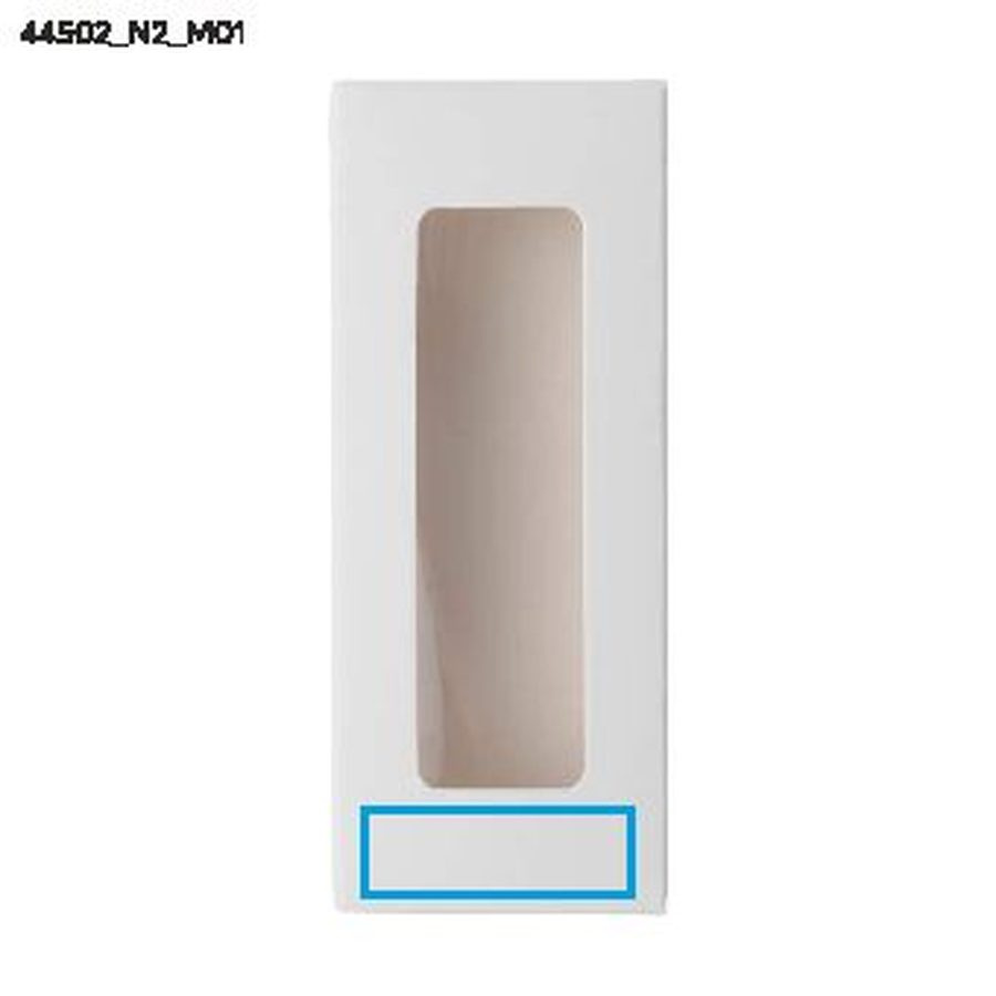 Boîte pour clés USB avec grand tiroir: Zone de marquage avant · Tampographie