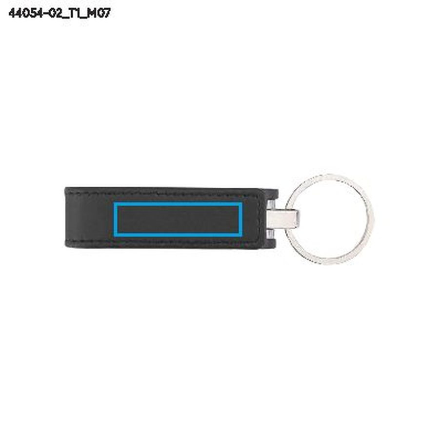 Pamięć USB BUDVA, 32 GB: Print area top · Debossing