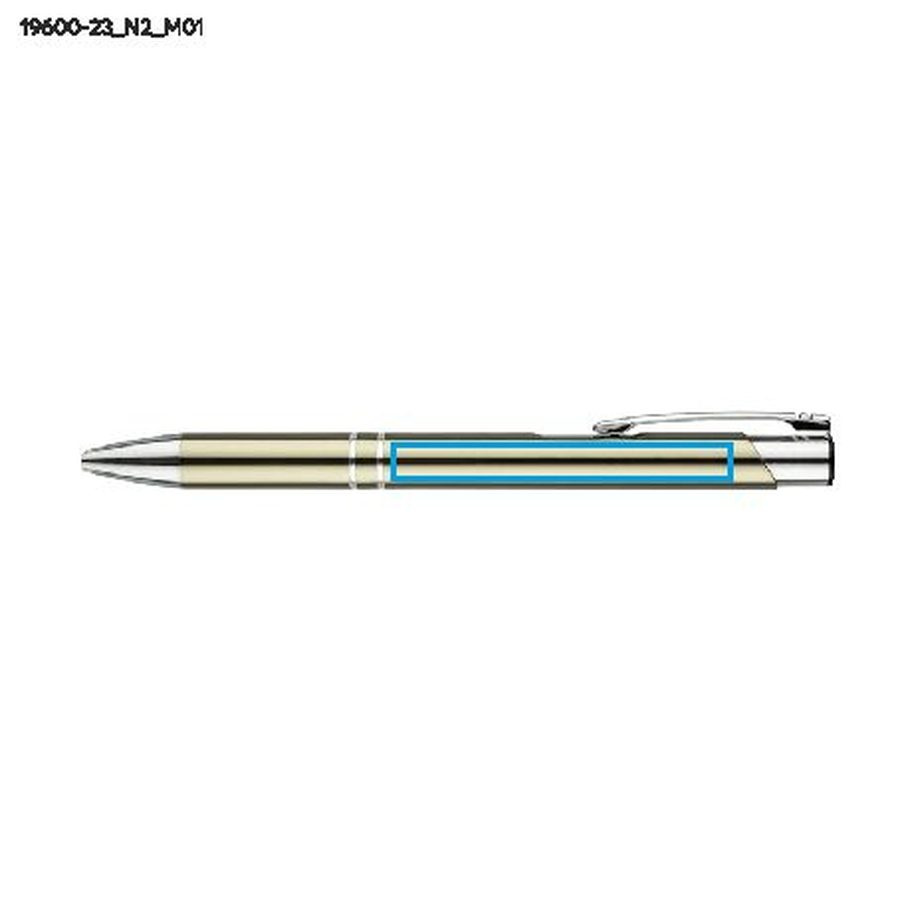 Stylo à bille KOSMOS: Zone de marquage avant · Tampographie