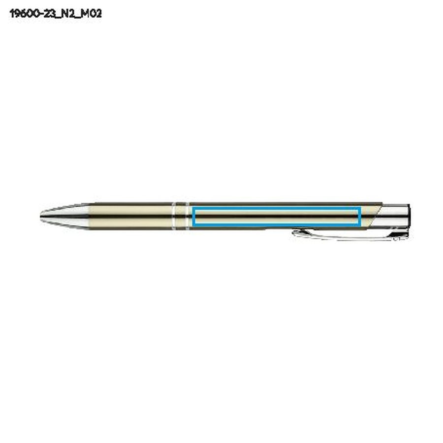 Stylo à bille KOSMOS: Zone de marquage arrière · Tampographie