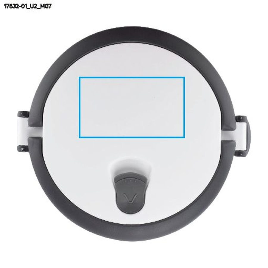 TOGO – boîte repas 700 + 700 ml: Zone de marquage top · Impression UV