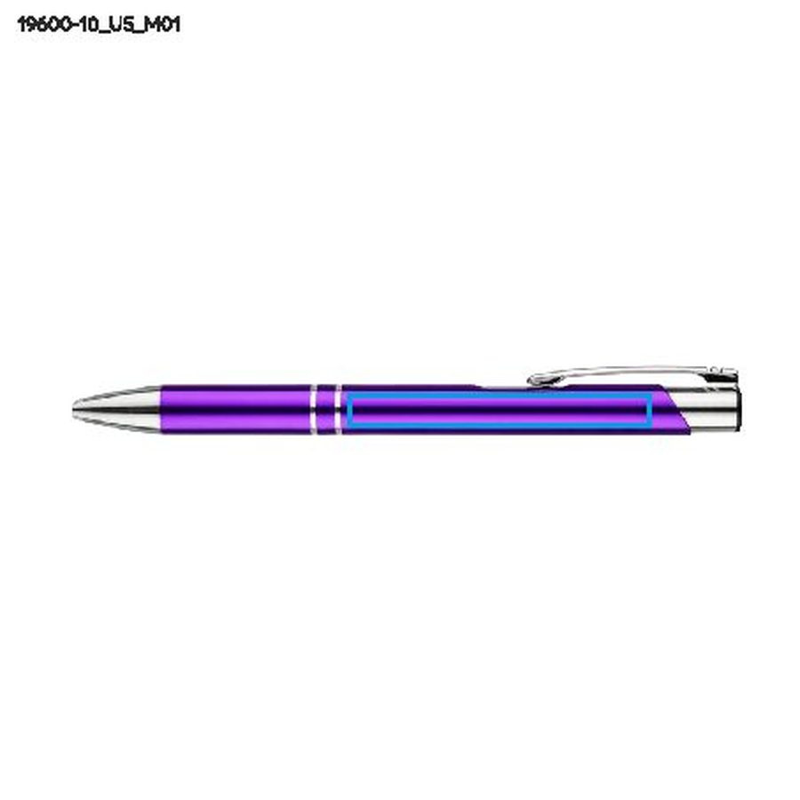 Stylo à bille KOSMOS: Zone de marquage avant · Impression UV
