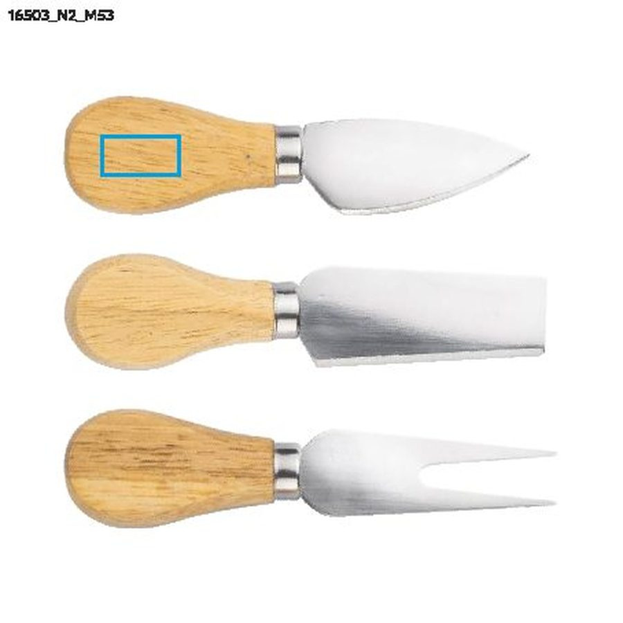 BRIE – planche à fromage: Zone de marquage knife · Tampographie
