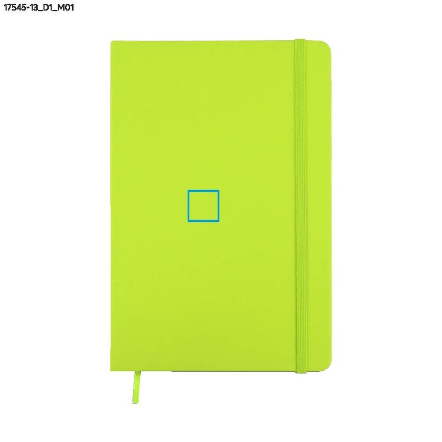 VITAL – carnet A5: Zone de marquage avant · Doming (résinage)