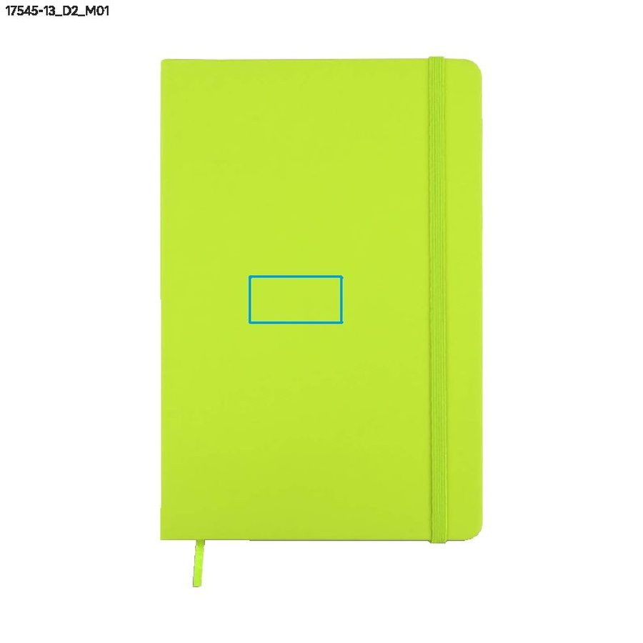 VITAL – carnet A5: Zone de marquage avant · Doming (résinage)