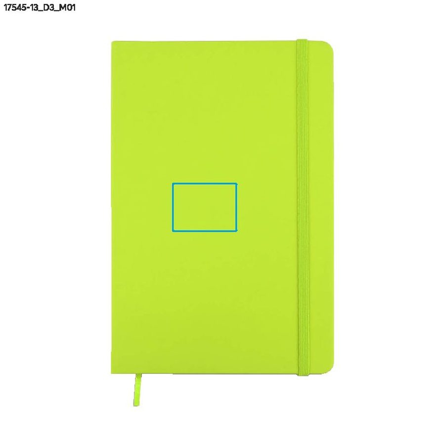 VITAL – carnet A5: Zone de marquage avant · Doming (résinage)