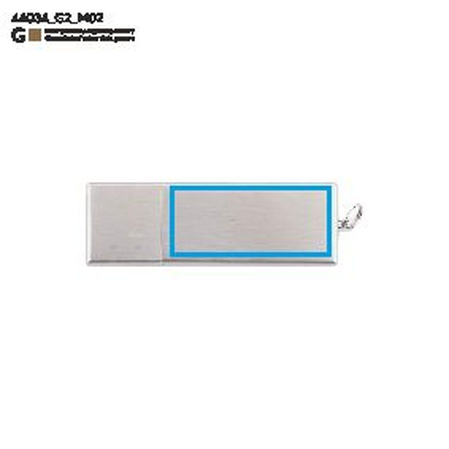 VENEZIA – clé USB 16 GB: Zone de marquage arrière · Gravure laser