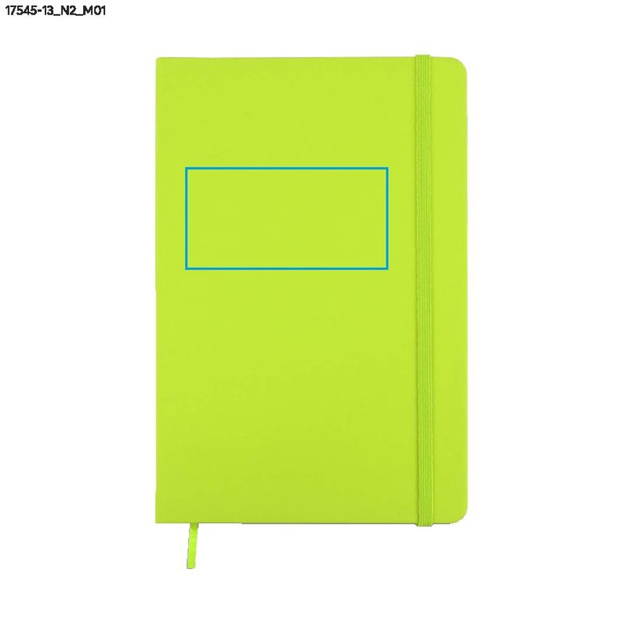 VITAL – carnet A5: Zone de marquage avant · Tampographie